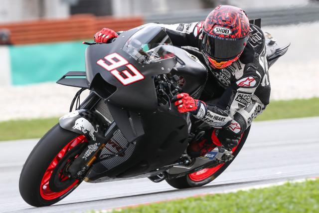 Marc Marquez, 2023 Official MotoGP Test, Sepang. - Gold and Goose