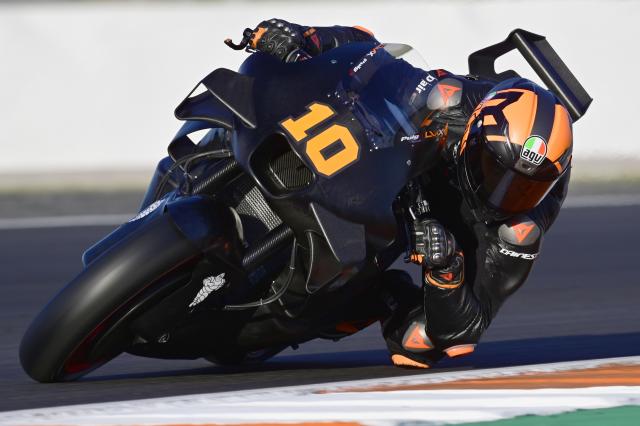 Luca Marini, 2023 MotoGP Valencia Test. - Gold and Goose