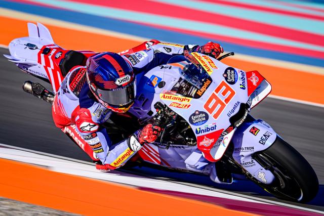 Marc Marquez, 2024 MotoGP Qatar Test. - Gold and Goose