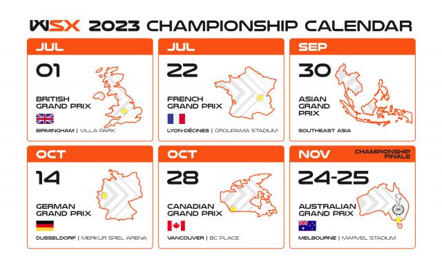 2023 World Supercross calendar