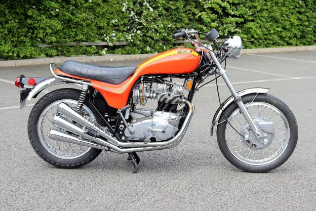 A BSA prototype V75 classic motorcycle