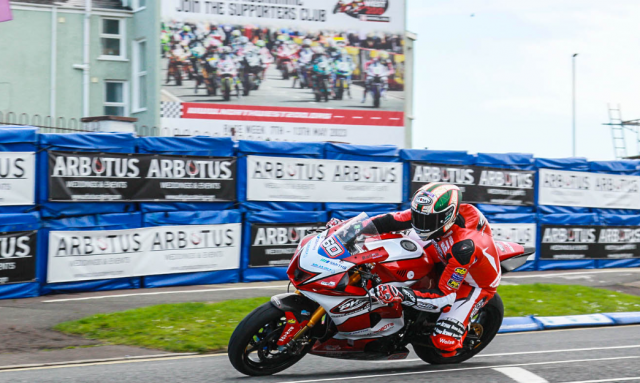 Peter Hickman, 2023 NW200, Supertwin. - North West 200 Pacemaker Press