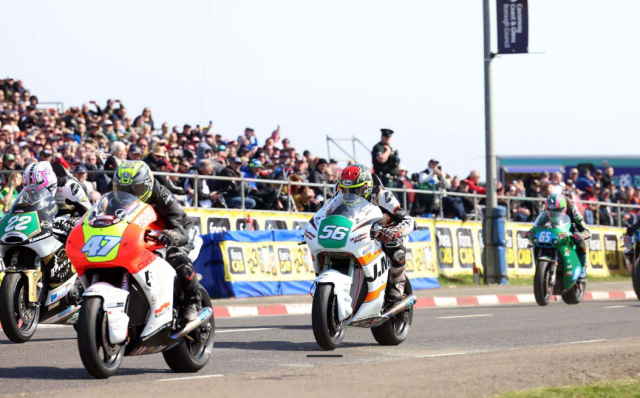 2023 Supertwin race start, North West 200. - North West 200/Pacemaker Press.