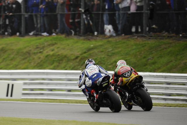 Tommy Hill, John Hopkins, 2011 Brands Hatch BSB finale. - Gold and Goose