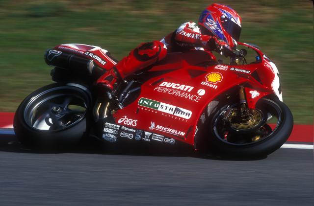 Carl Fogarty, 1999 South Africa WorldSBK. - Gold and Goose