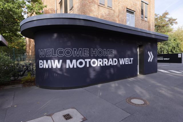 BMW factory entrance
