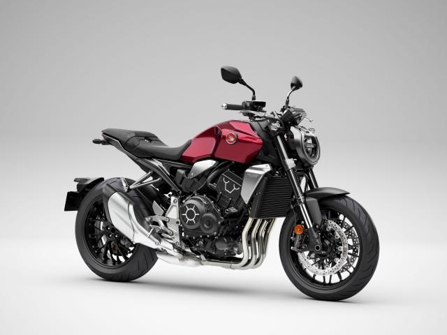 2023 Honda CB1000R in Bordeaux Red Metallic