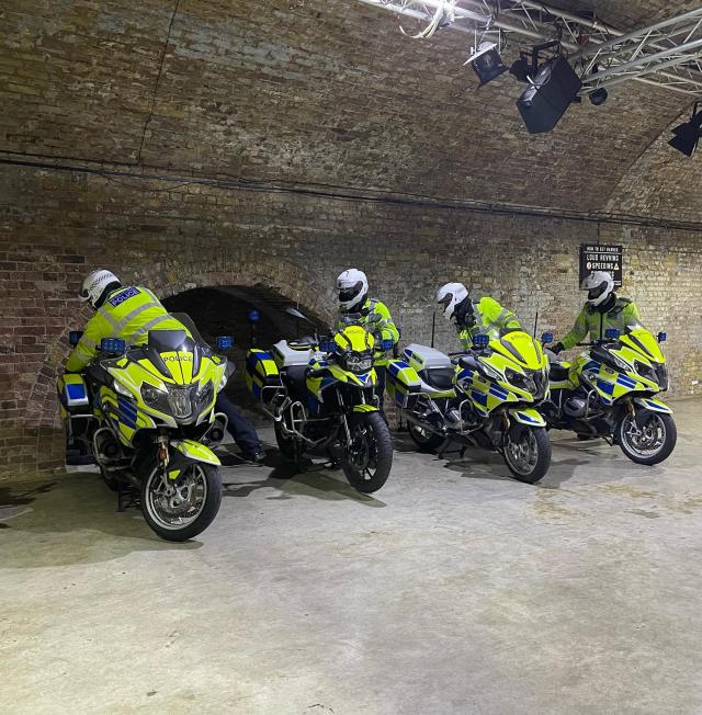 police bikers