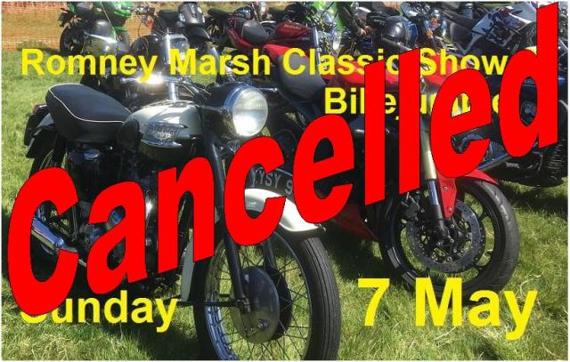 '2023 Romney Marsh Classic Bike Jumble cancelled' graphic