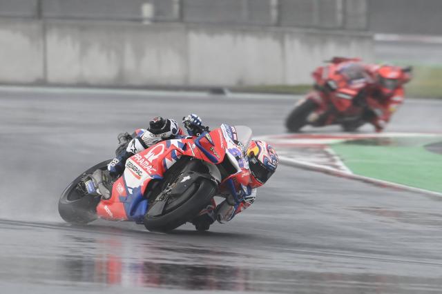 Jorge Martin, Francesco Bagnaia, 2022 Indonesian MotoGP.