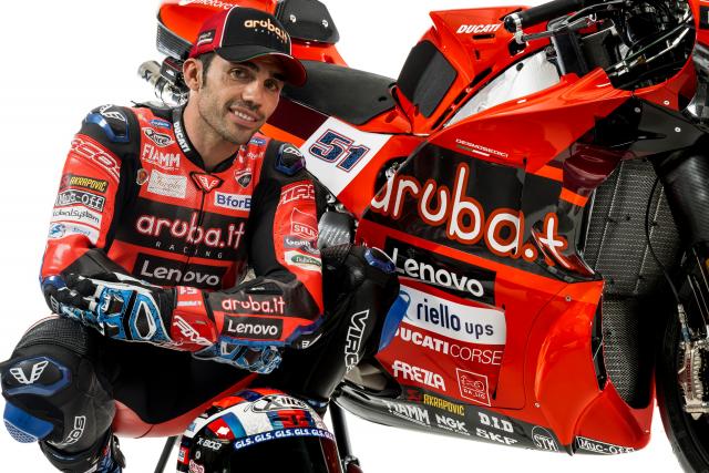 Michele Pirro, Ducati MotoGP wildcard studio shot. - Ducati Media