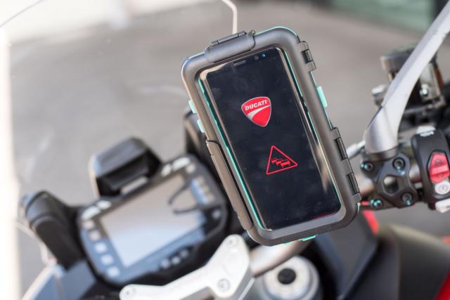 Ducati Audi safety car-bike comms smart highway