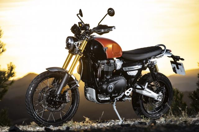 The XE variant of the Triumph Scrambler 1200
