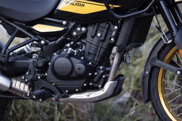 The Sherpa 450 engine of the new Royal Enfield Himalayan
