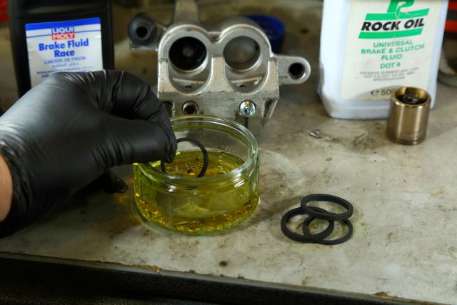 How to change your motorcycle caliper seals after winter