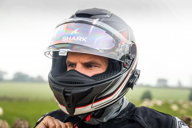 Shark Spartan GT Pro Carbon helmet - wearing