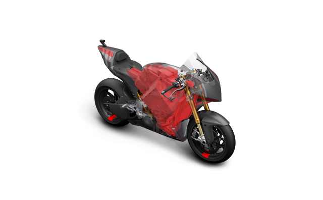 Ducati V21L MotoE prototype render. - Ducati Media