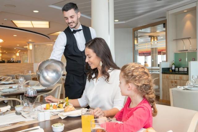Dining on board with Brittany Ferries