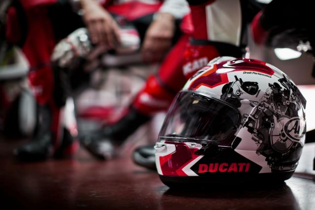 Get £100 off a new Ducati Arai helmet by giving up your old lid