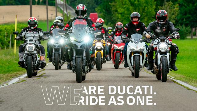 Ducati We Ride As One poster. - Ducati Media