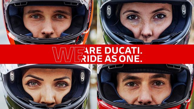 Ducati We Ride As One poster. - Ducati Media