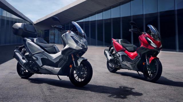 Honda ADV350 2022 silver and red