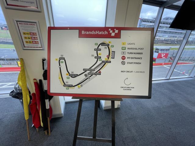 Brands Hatch Indy Circuit map