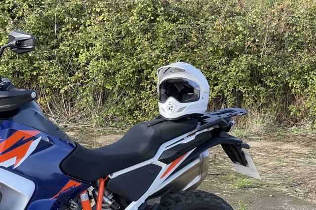 Arai Tour-X4 helmet and KTM