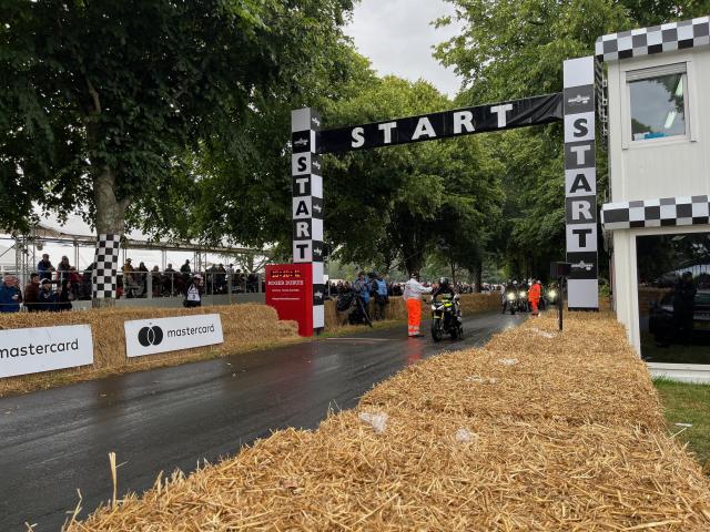 The startline at the Goodwood Festival of Speed