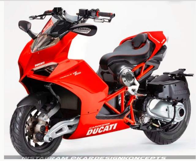 Italjet Dragster - Ducati Panigale V2 [credit: Kar Lee Designs Instagram]