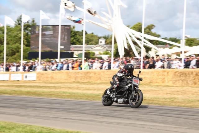 LiveWire One ridden at the Goodwood Festival of Speed