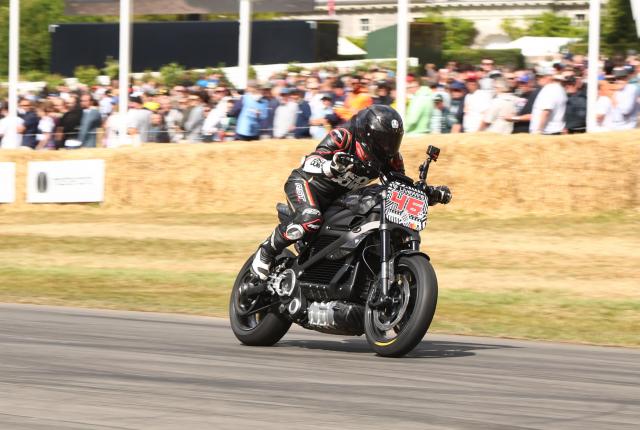 LiveWire One ridden at the Goodwood Festival of Speed