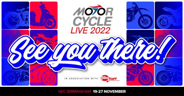 Motorcycle Live 2022 "See You There" poster. - Motorcycle Live