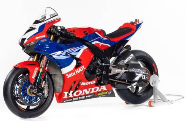 2023 Iker Lecuona #7 Team HRC Honda CBR1000RR-R Fireblade, 2023 Team HRC WorldSBK team launch