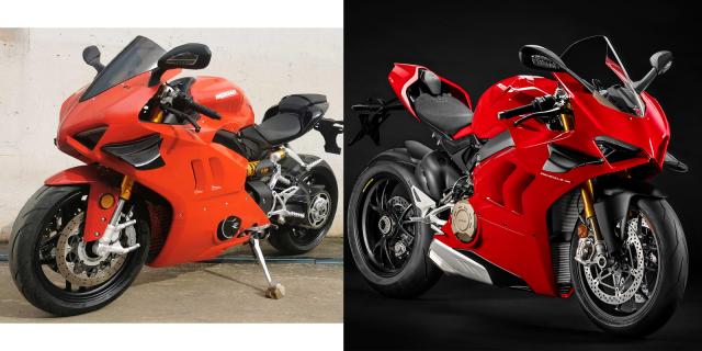 Ducati Panigale V4 vs Moxiao MX650 parallel-twin