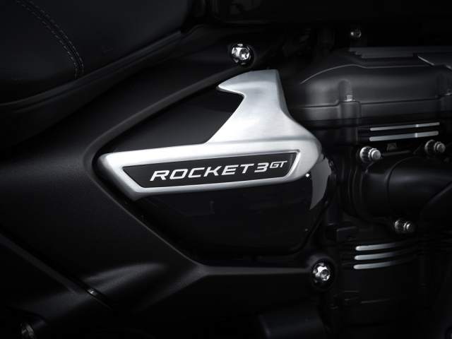 Rocket 3 GT Triple Black studio shot