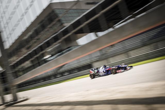 Dani Pedrosa, Red Bull F1 test, 2018. - Red Bull Content Pool.