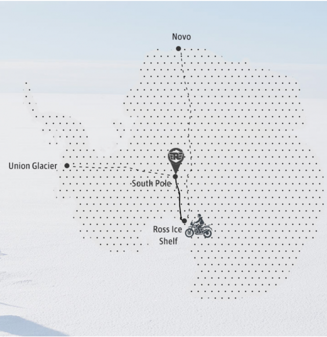Royal Enfield Himalayan duo conquer the cold and reach the South Pole!