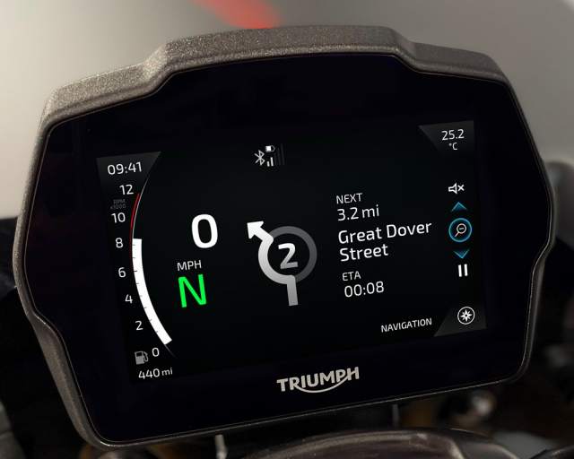 Speed Triple 1200 RS Instruments