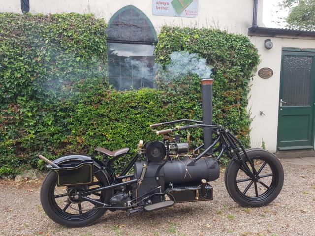 Steam Powered Motorbike