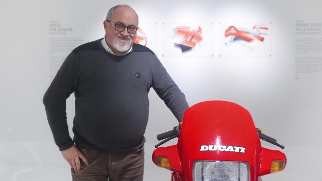 Livio Lodi with Ducati