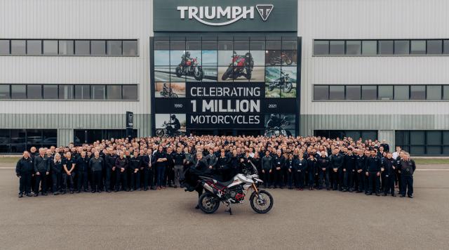 Triumph Hinckley one millionth motorcycle