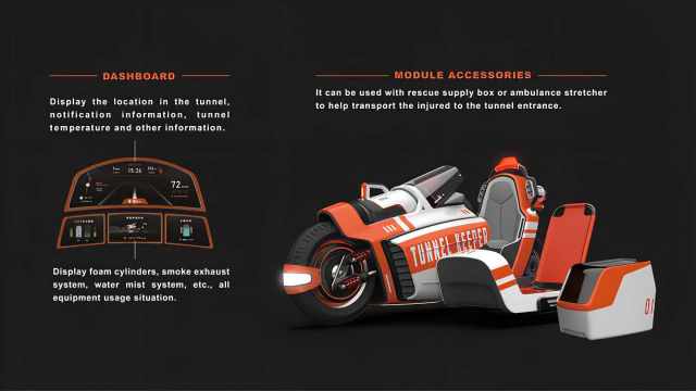 Tunnel keeper electric motorcycles