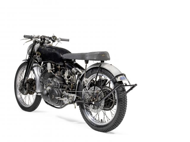 Speed record setting motorcycle sells for almost <img height=