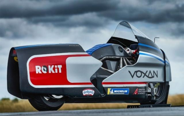 Voxan Biaggi electric motorcyle record