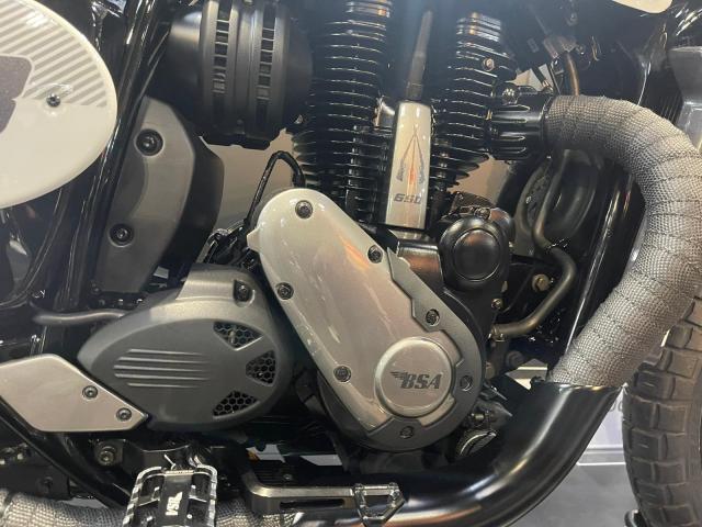 BSA Scrambler engine at Motorcycle Live