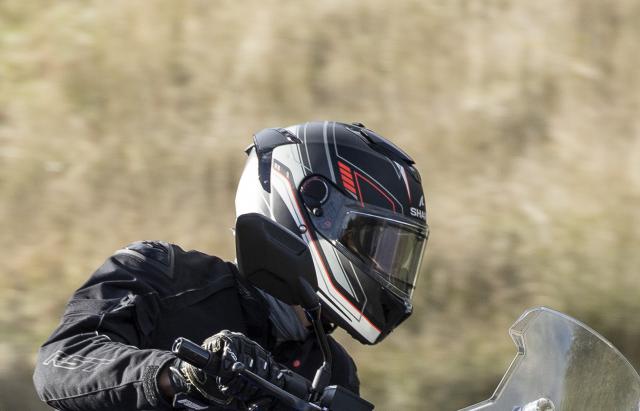 Shark Spartan GT Pro Carbon helmet - wearing