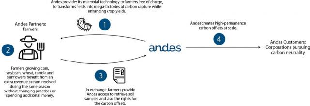 Andes carbon capture flow chart