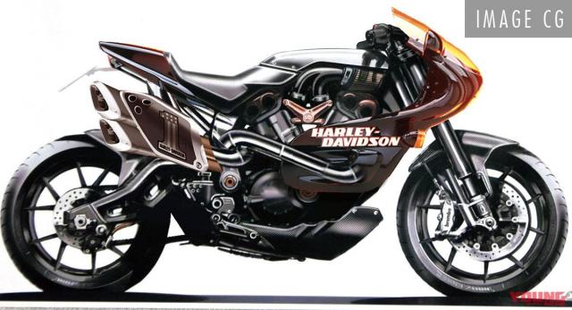 Harley-Davidson sportsbike VR1000 Cafe Racer