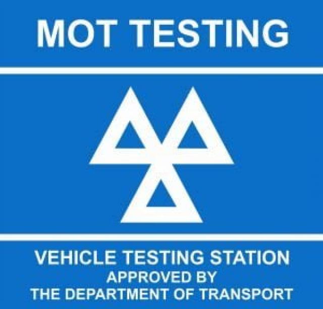 MOT test sign